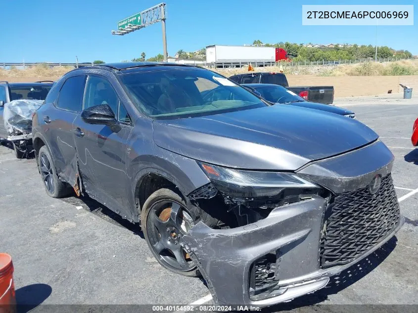 2023 Lexus Rx 500H F Sport Performance VIN: 2T2BCMEA6PC006969 Lot: 40154592