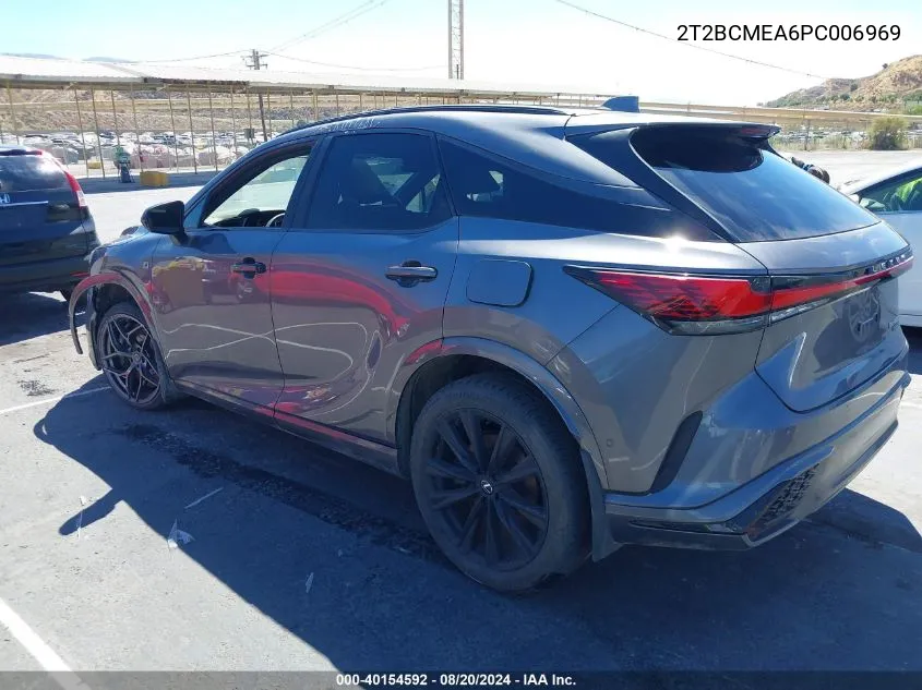 2023 Lexus Rx 500H F Sport Performance VIN: 2T2BCMEA6PC006969 Lot: 40154592