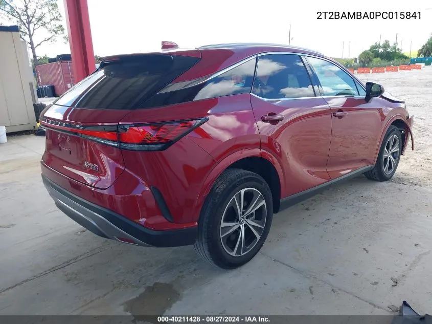 2023 Lexus Rx 350 Premium VIN: 2T2BAMBA0PC015841 Lot: 40211428