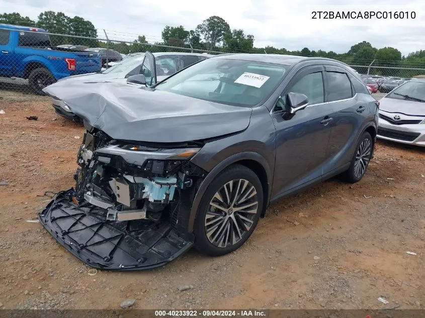 2023 Lexus Rx 350 Base/350 Premium/350 VIN: 2T2BAMCA8PC016010 Lot: 40233922