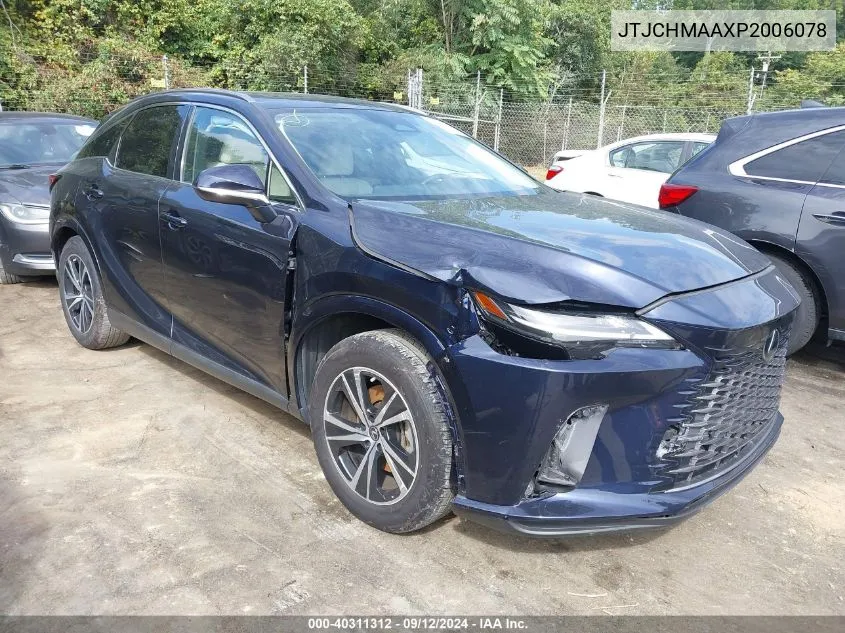 2023 Lexus Rx 350 Luxury/Premium/Premium Plus VIN: JTJCHMAAXP2006078 Lot: 40311312