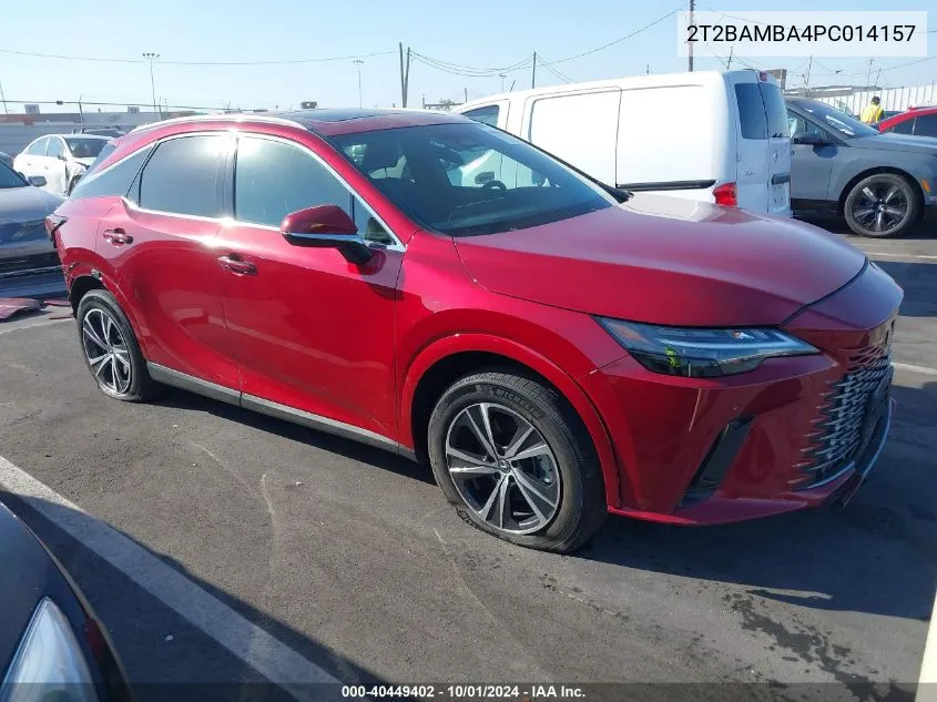 2023 Lexus Rx 350 VIN: 2T2BAMBA4PC014157 Lot: 40449402