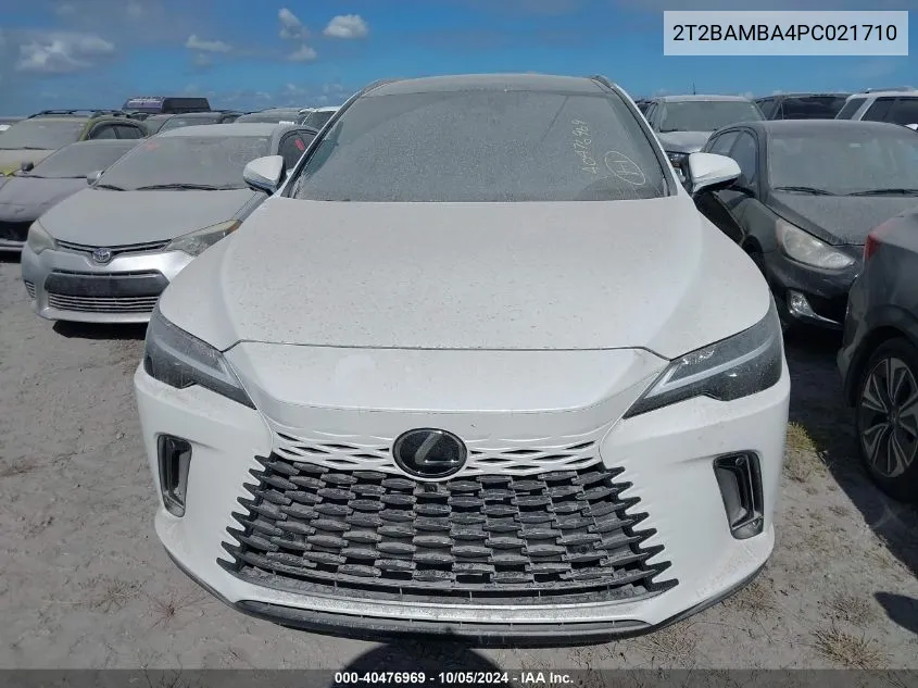 2023 Lexus Rx 350 Premium Plus VIN: 2T2BAMBA4PC021710 Lot: 40476969