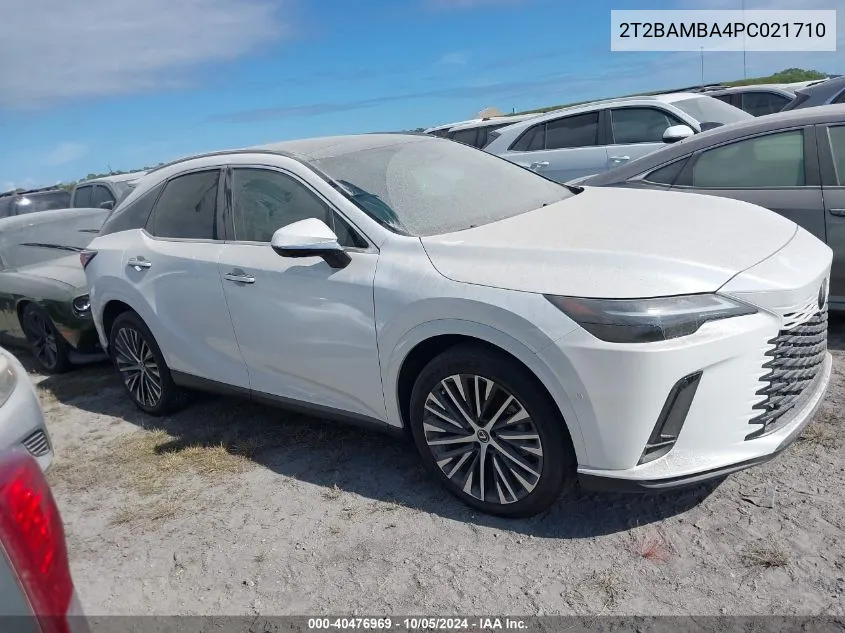 2023 Lexus Rx 350 Premium Plus VIN: 2T2BAMBA4PC021710 Lot: 40476969