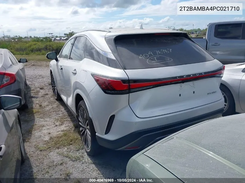 2023 Lexus Rx 350 Premium Plus VIN: 2T2BAMBA4PC021710 Lot: 40476969