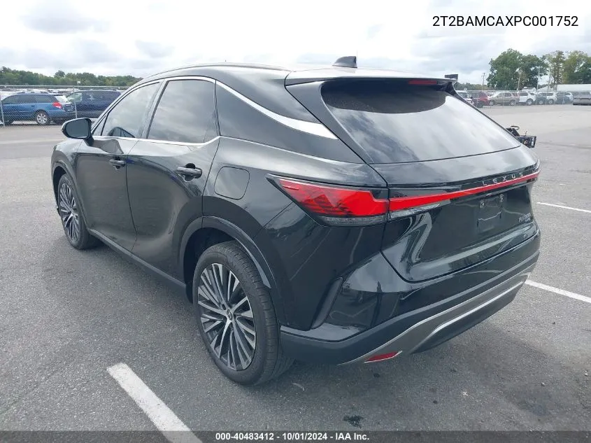 2023 Lexus Rx 350 Premium Plus VIN: 2T2BAMCAXPC001752 Lot: 40483412