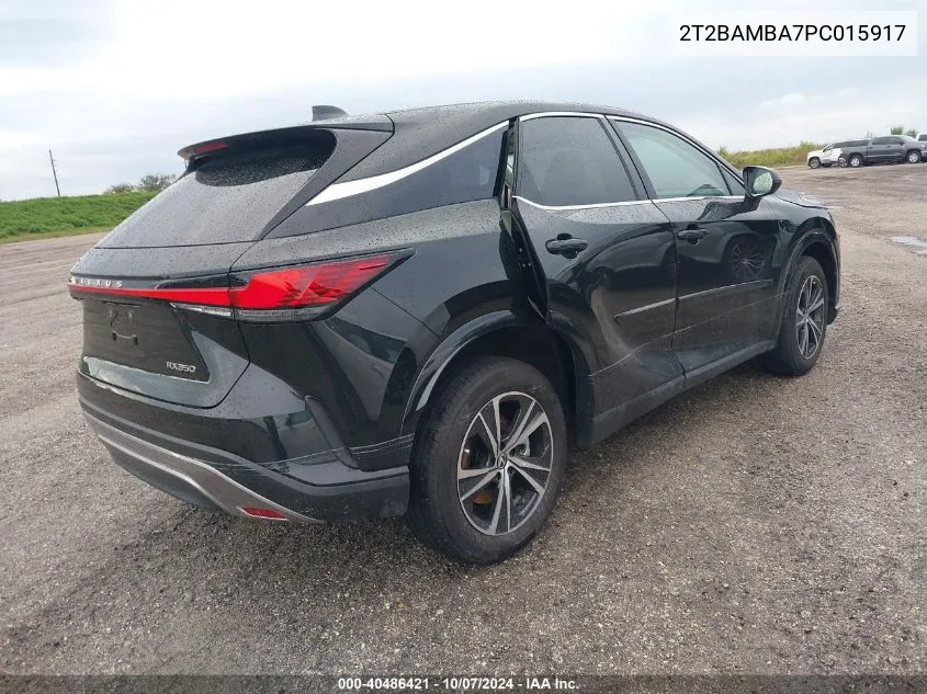 2023 Lexus Rx 350 Base/350 Premium/350 VIN: 2T2BAMBA7PC015917 Lot: 40486421