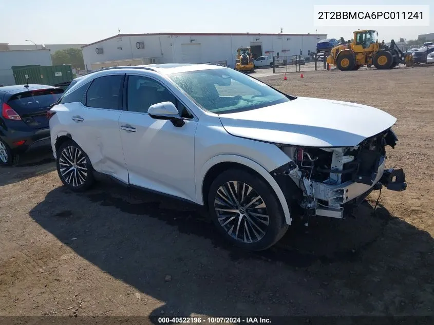 2023 Lexus Rx 350H Premium Plus VIN: 2T2BBMCA6PC011241 Lot: 40522196