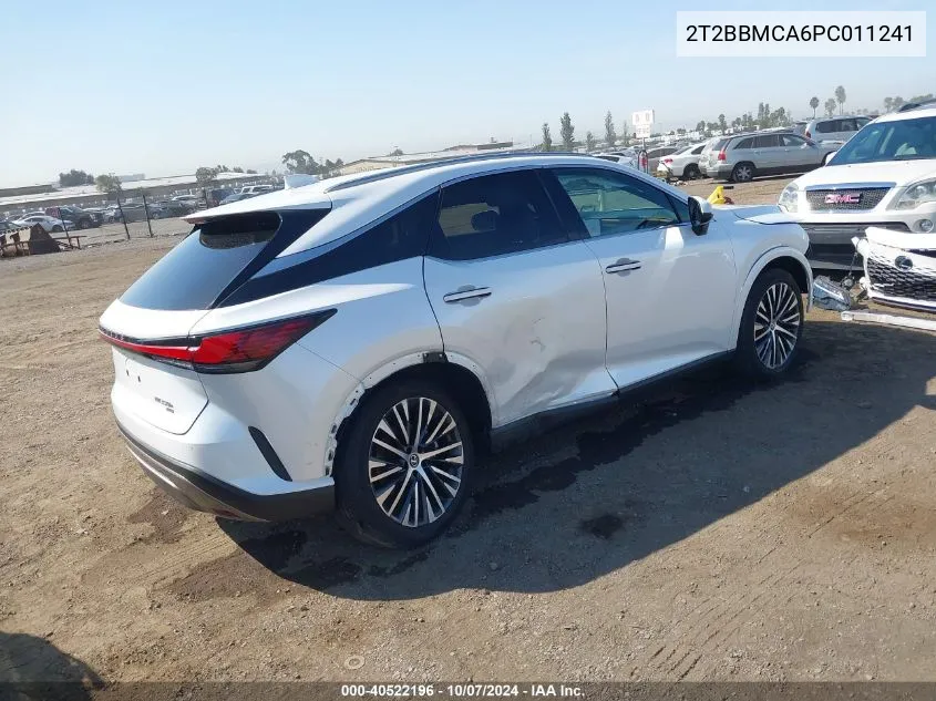 2023 Lexus Rx 350H Premium Plus VIN: 2T2BBMCA6PC011241 Lot: 40522196