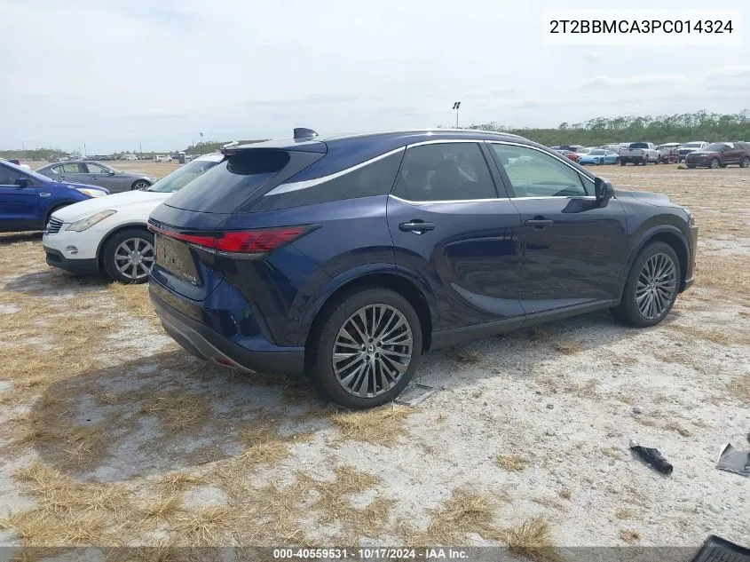 2023 Lexus Rx 350H Base/350H Premium/35 VIN: 2T2BBMCA3PC014324 Lot: 40559531