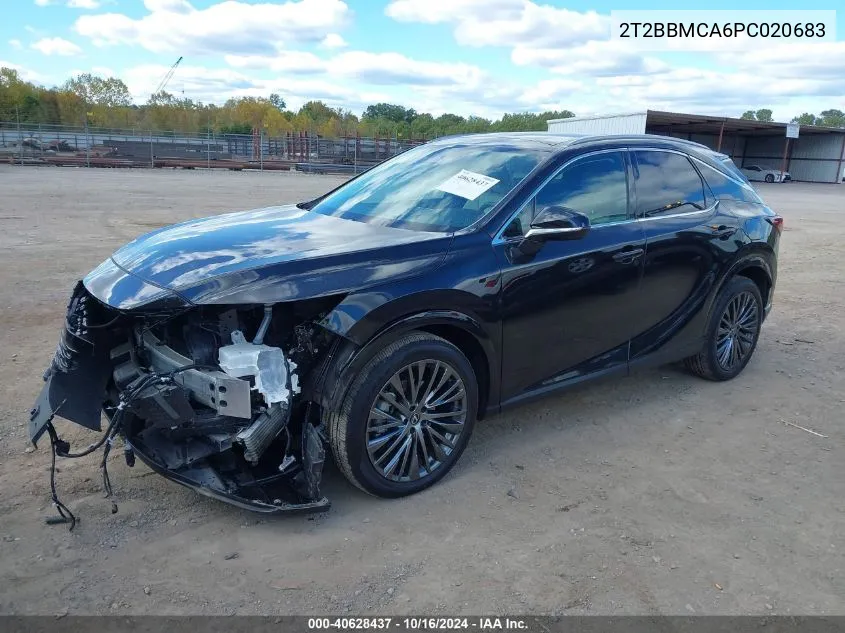 2023 Lexus Rx 350H Luxury VIN: 2T2BBMCA6PC020683 Lot: 40628437