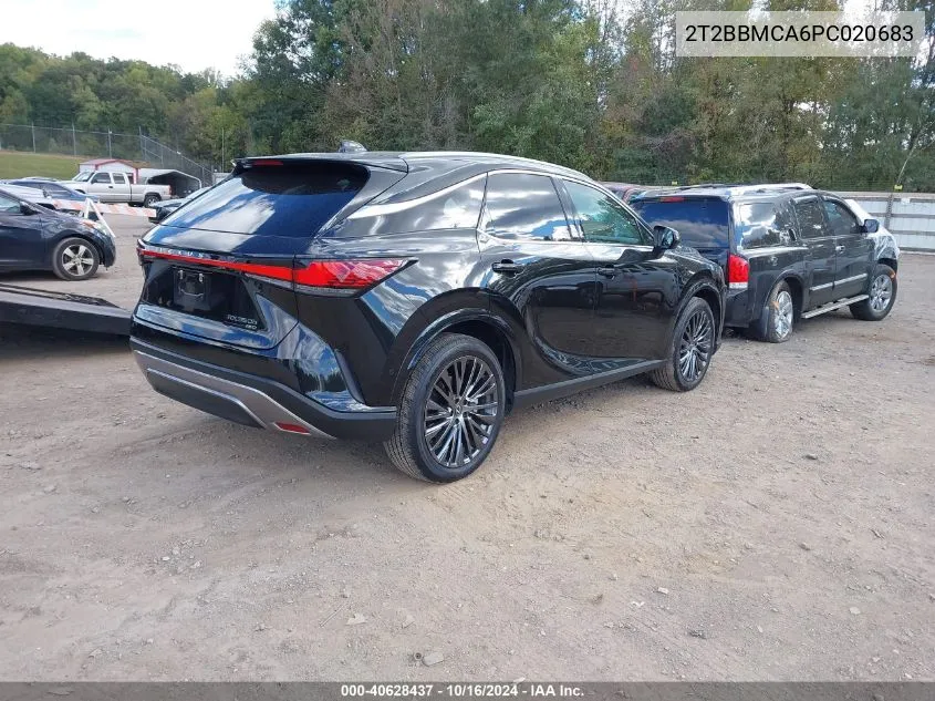 2023 Lexus Rx 350H Luxury VIN: 2T2BBMCA6PC020683 Lot: 40628437