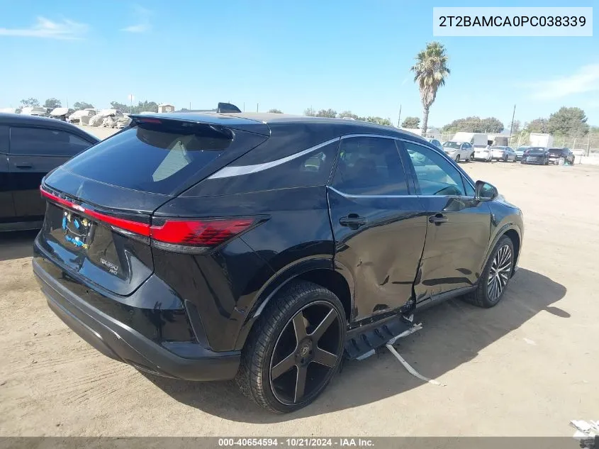 2023 Lexus Rx 350 Premium Plus VIN: 2T2BAMCA0PC038339 Lot: 40654594