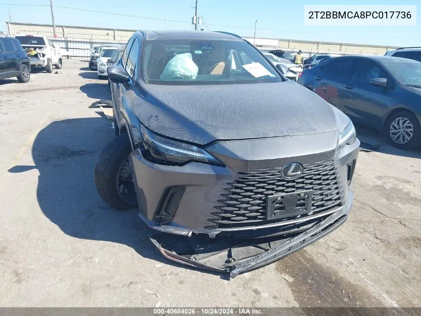 2023 Lexus Rx 350H Premium Plus VIN: 2T2BBMCA8PC017736 Lot: 40684026