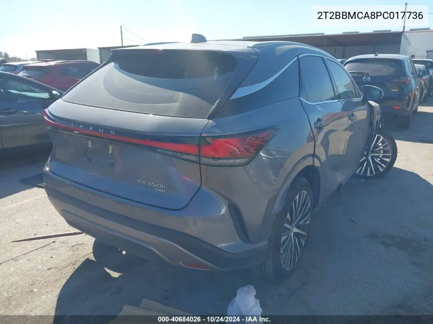 2023 Lexus Rx 350H Premium Plus VIN: 2T2BBMCA8PC017736 Lot: 40684026