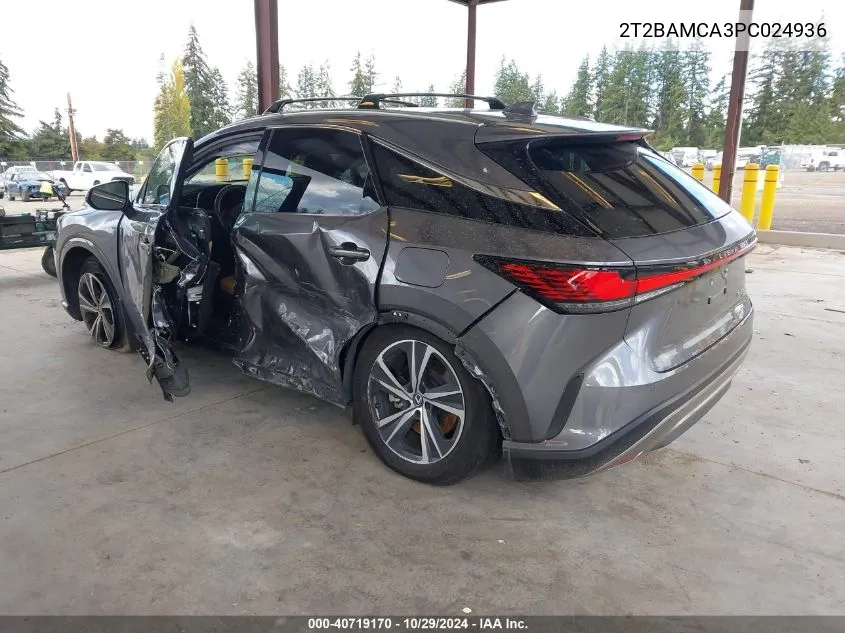 2023 Lexus Rx 350 Premium VIN: 2T2BAMCA3PC024936 Lot: 40719170