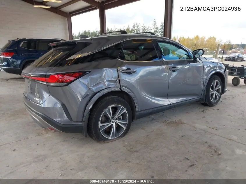 2023 Lexus Rx 350 Premium VIN: 2T2BAMCA3PC024936 Lot: 40719170