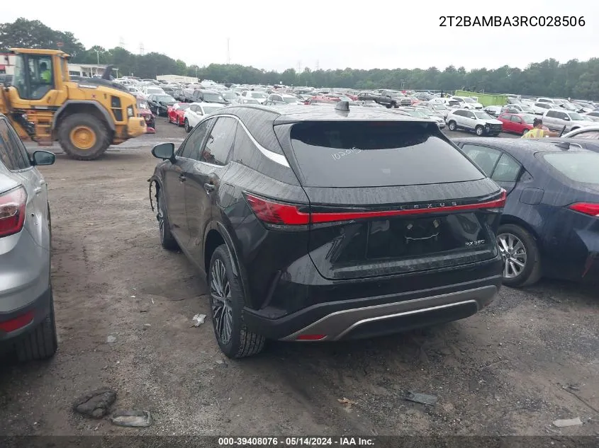 2024 Lexus Rx 350 Premium Plus VIN: 2T2BAMBA3RC028506 Lot: 39408076