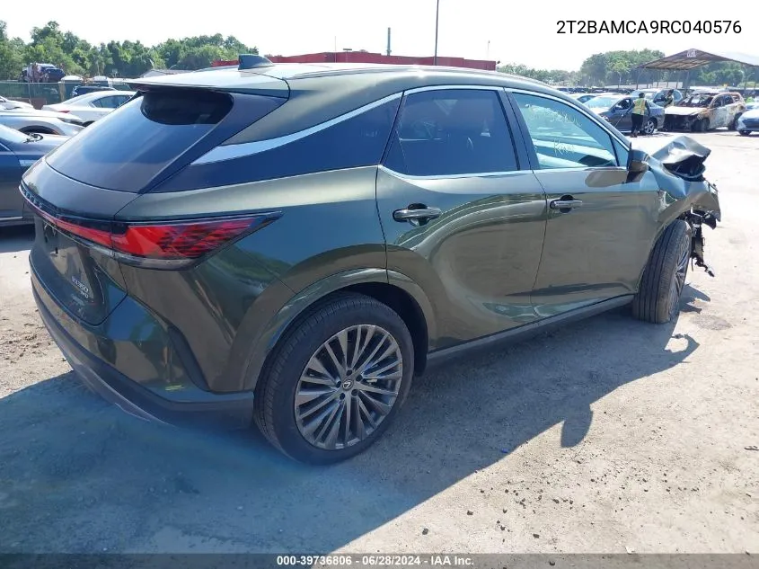 2024 Lexus Rx 350 Luxury VIN: 2T2BAMCA9RC040576 Lot: 39736806