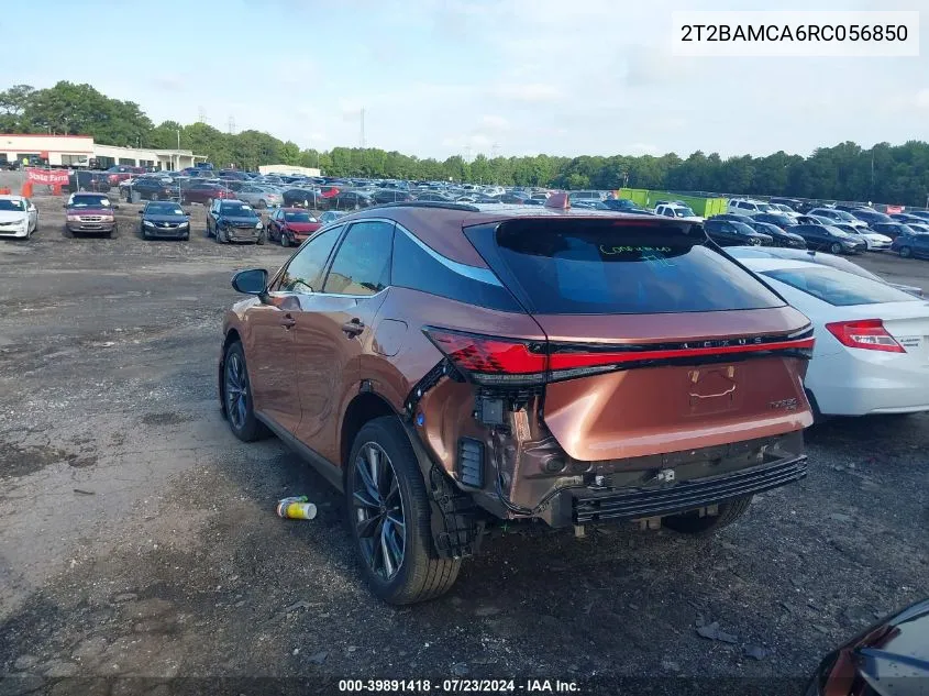 2024 Lexus Rx 350 F Sport Handling VIN: 2T2BAMCA6RC056850 Lot: 39891418