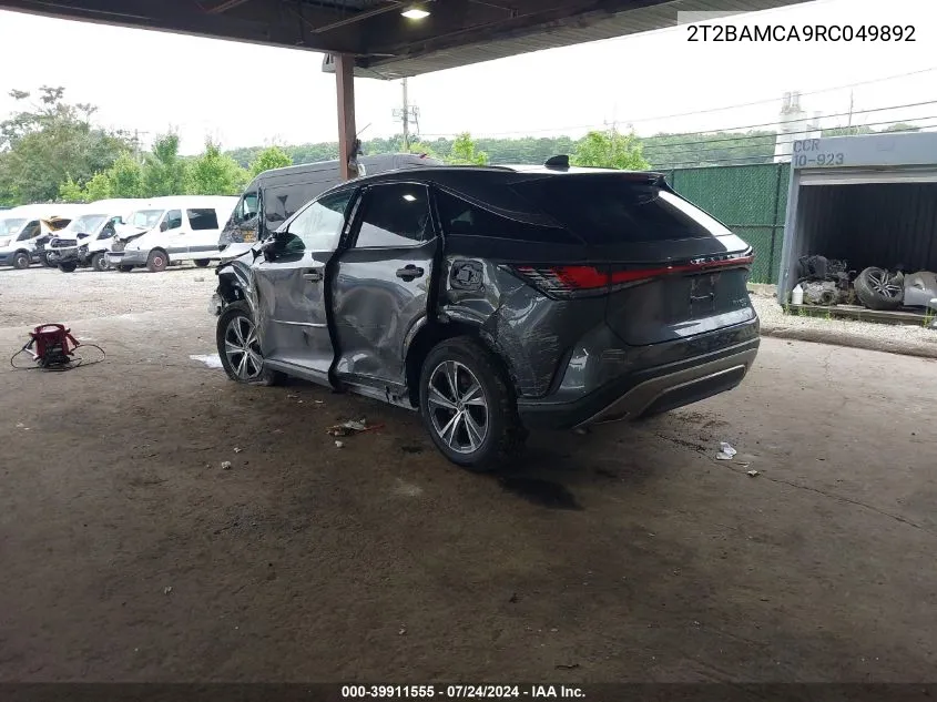 2024 Lexus Rx 350 Premium VIN: 2T2BAMCA9RC049892 Lot: 39911555