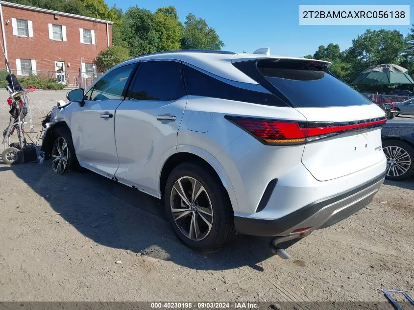 2024 Lexus Rx 350 Premium VIN: 2T2BAMCAXRC056138 Lot: 40230198