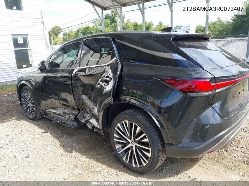 2024 Lexus Rx 350 Premium Plus VIN: 2T2BAMCA3RC072407 Lot: 40399140