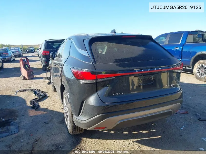 JTJCJMGA5R2019125 2024 Lexus Rx 450H+ Luxury