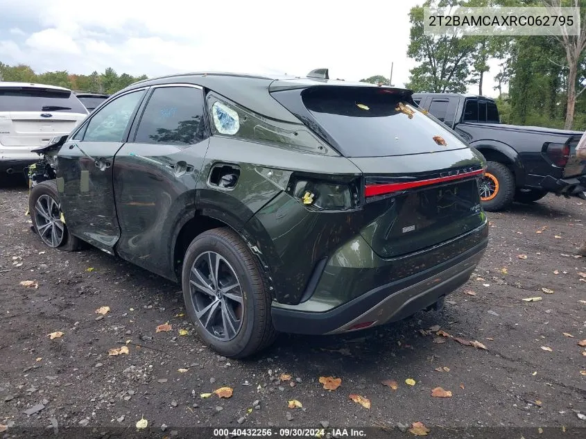 2024 Lexus Rx 350 Base/350 Premium/350 VIN: 2T2BAMCAXRC062795 Lot: 40432256