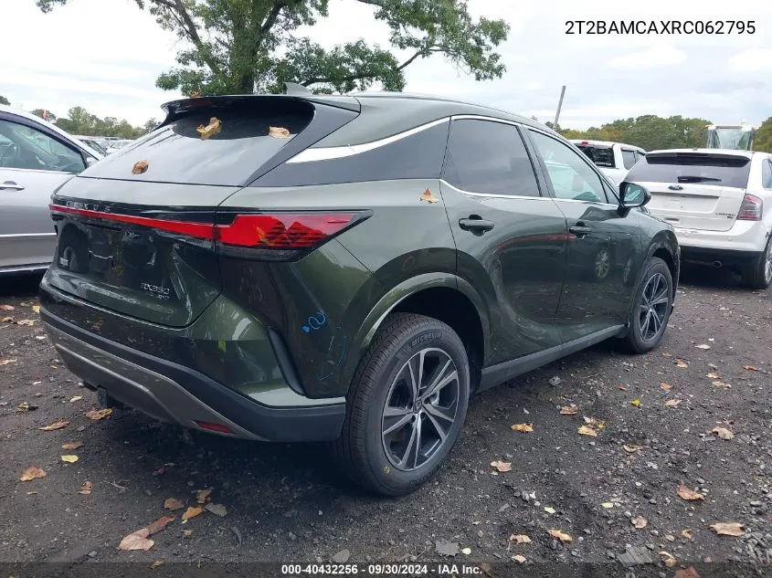 2024 Lexus Rx 350 Base/350 Premium/350 VIN: 2T2BAMCAXRC062795 Lot: 40432256