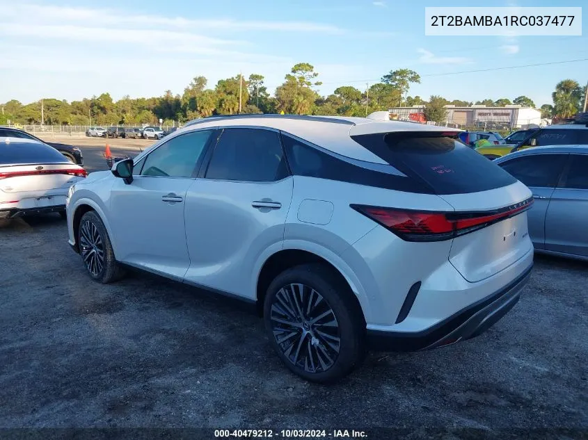 2024 Lexus Rx 350 Premium Plus VIN: 2T2BAMBA1RC037477 Lot: 40479212