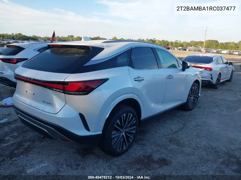 2024 Lexus Rx 350 Premium Plus VIN: 2T2BAMBA1RC037477 Lot: 40479212