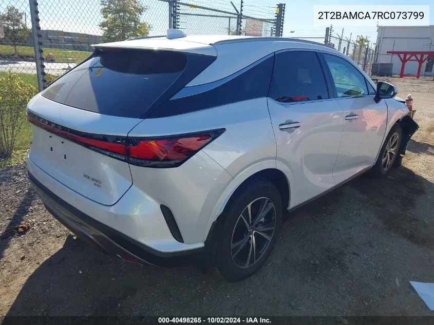 2024 Lexus Rx 350 Premium VIN: 2T2BAMCA7RC073799 Lot: 40498265