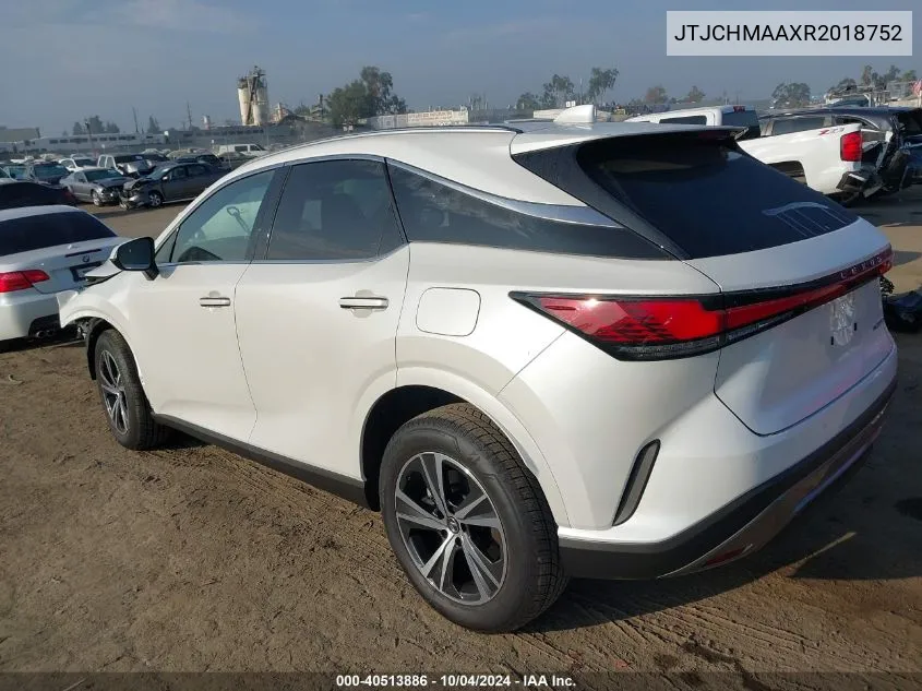 JTJCHMAAXR2018752 2024 Lexus Rx 350 Premium