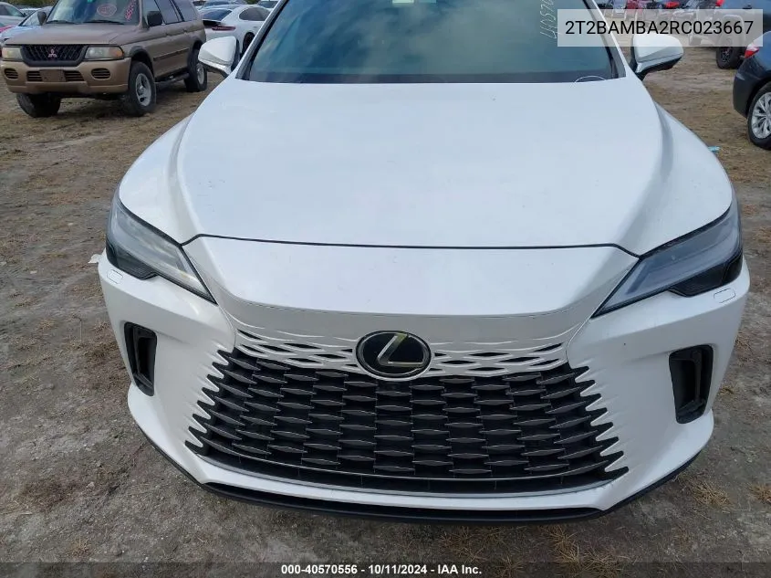 2024 Lexus Rx 350 Luxury VIN: 2T2BAMBA2RC023667 Lot: 40570556