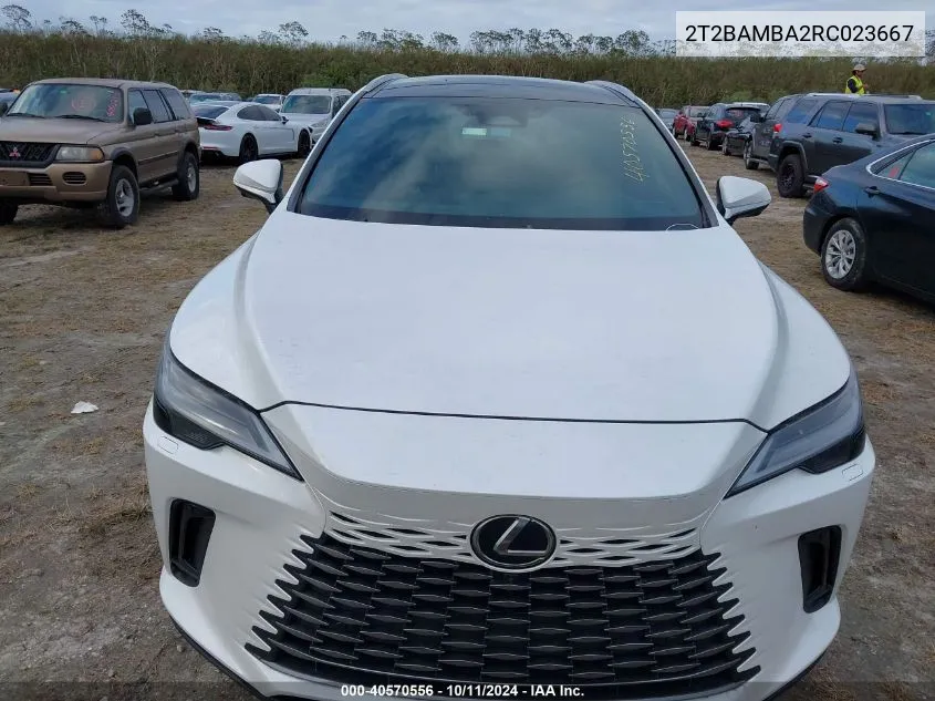 2024 Lexus Rx 350 Luxury VIN: 2T2BAMBA2RC023667 Lot: 40570556