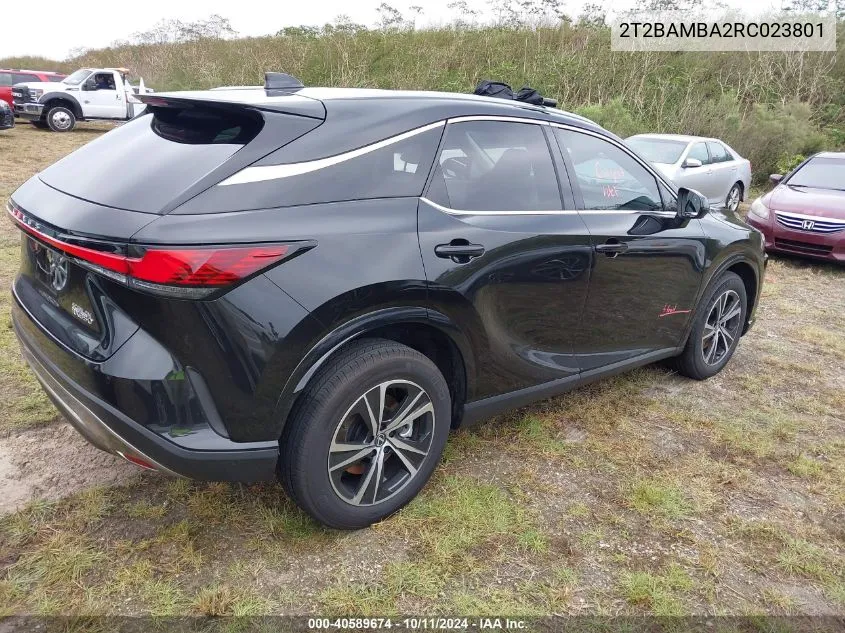 2024 Lexus Rx 350 Premium VIN: 2T2BAMBA2RC023801 Lot: 40589674