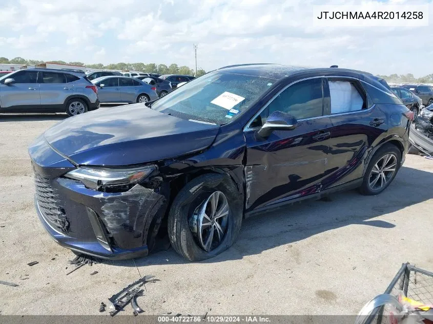 2024 Lexus Rx 350 Premium VIN: JTJCHMAA4R2014258 Lot: 40722786