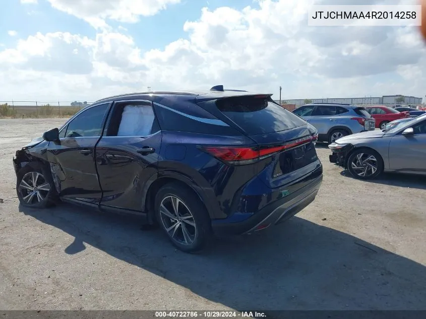 2024 Lexus Rx 350 Premium VIN: JTJCHMAA4R2014258 Lot: 40722786