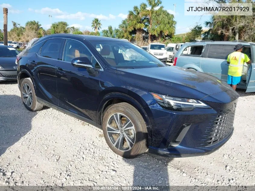 2024 Lexus Rx 350 Premium VIN: JTJCHMAA7R2017929 Lot: 40755104