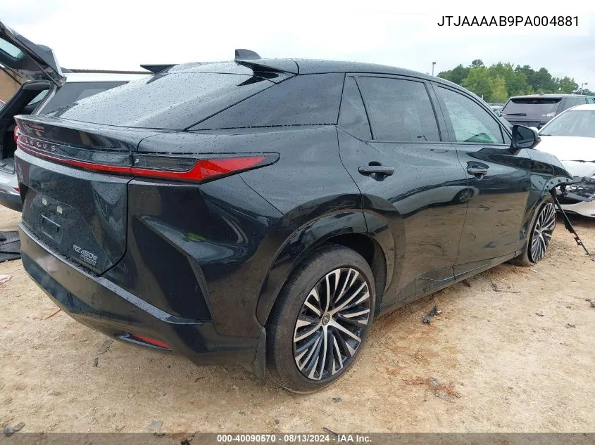 2023 Lexus Rz 450E 450E VIN: JTJAAAAB9PA004881 Lot: 40090570