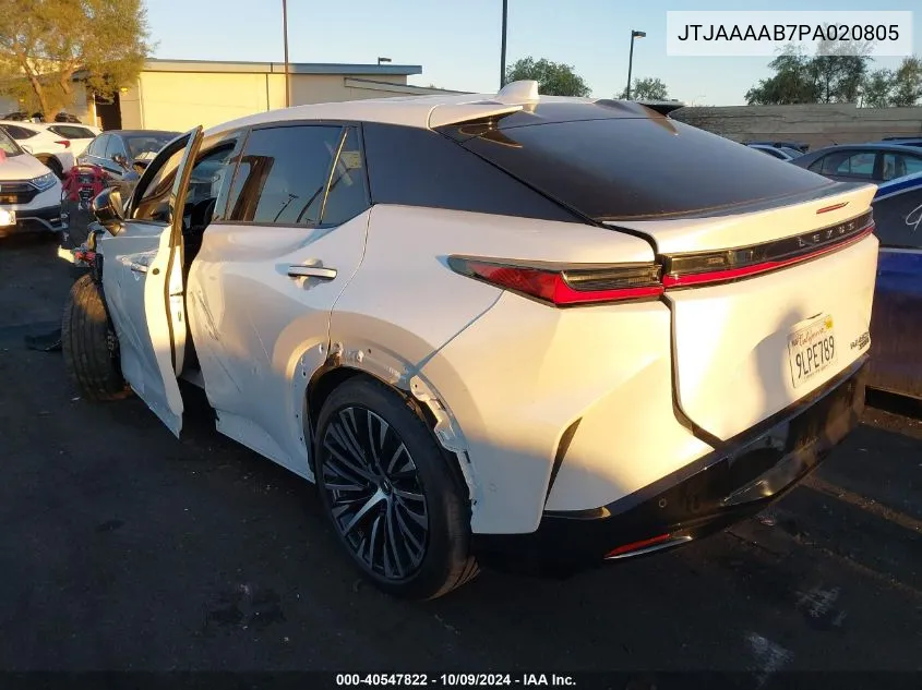 2023 Lexus Rz 450E VIN: JTJAAAAB7PA020805 Lot: 40547822