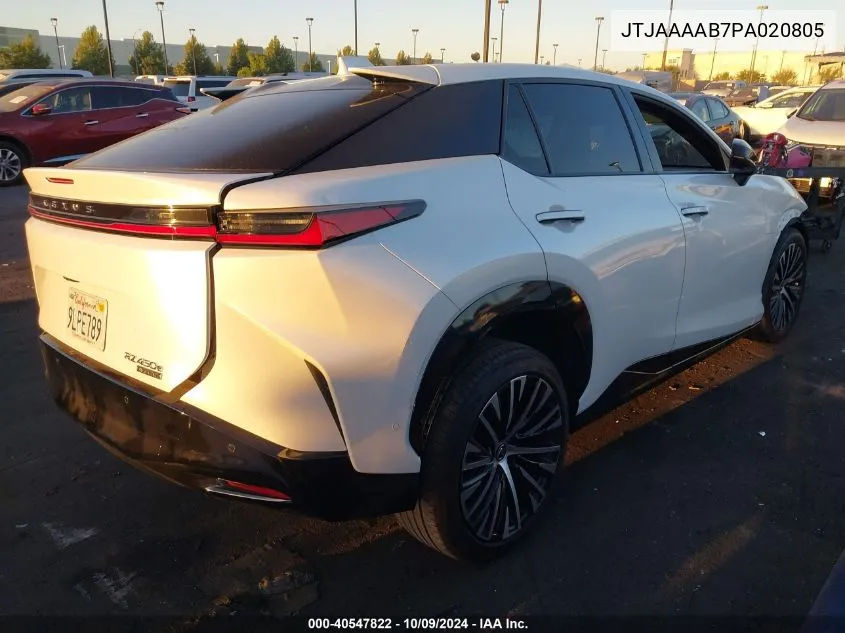 2023 Lexus Rz 450E VIN: JTJAAAAB7PA020805 Lot: 40547822