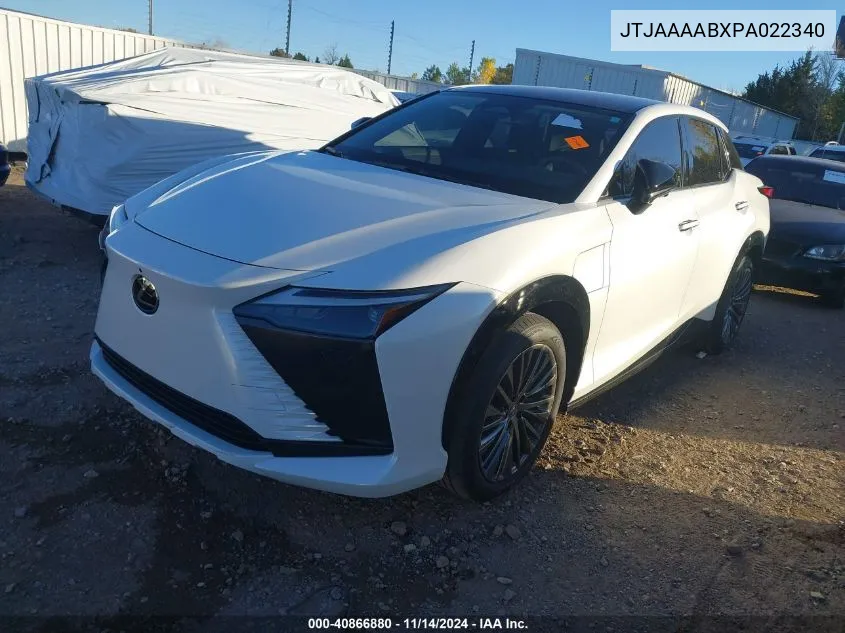 2023 Lexus Rz 450E Luxury VIN: JTJAAAABXPA022340 Lot: 40866880