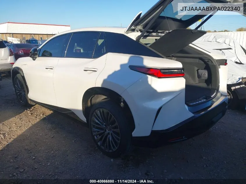 2023 Lexus Rz 450E Luxury VIN: JTJAAAABXPA022340 Lot: 40866880