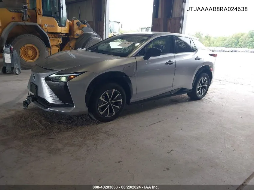 JTJAAAAB8RA024638 2024 Lexus Rz 450E Premium