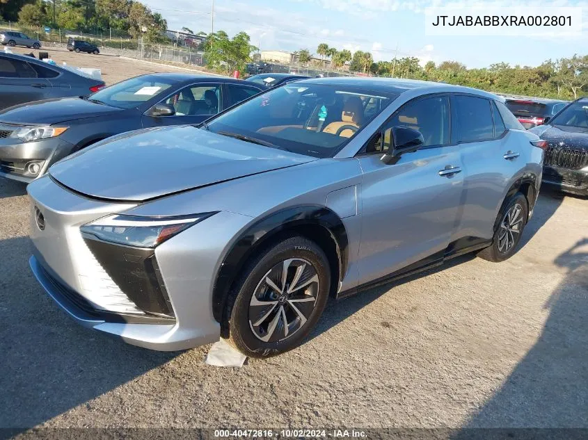 2024 Lexus Rz 300E Premium VIN: JTJABABBXRA002801 Lot: 40472816