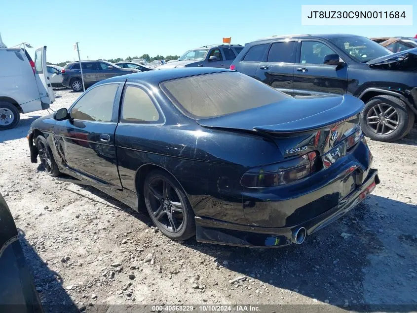 1992 Lexus Sc 400 VIN: JT8UZ30C9N0011684 Lot: 40568229