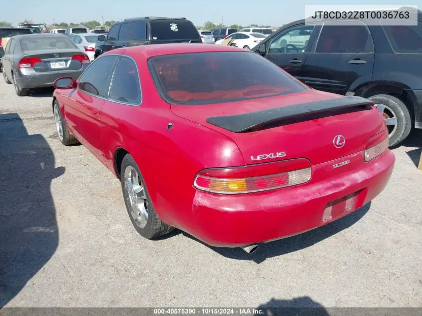 1996 Lexus Sc 300 VIN: JT8CD32Z8T0036763 Lot: 40575390