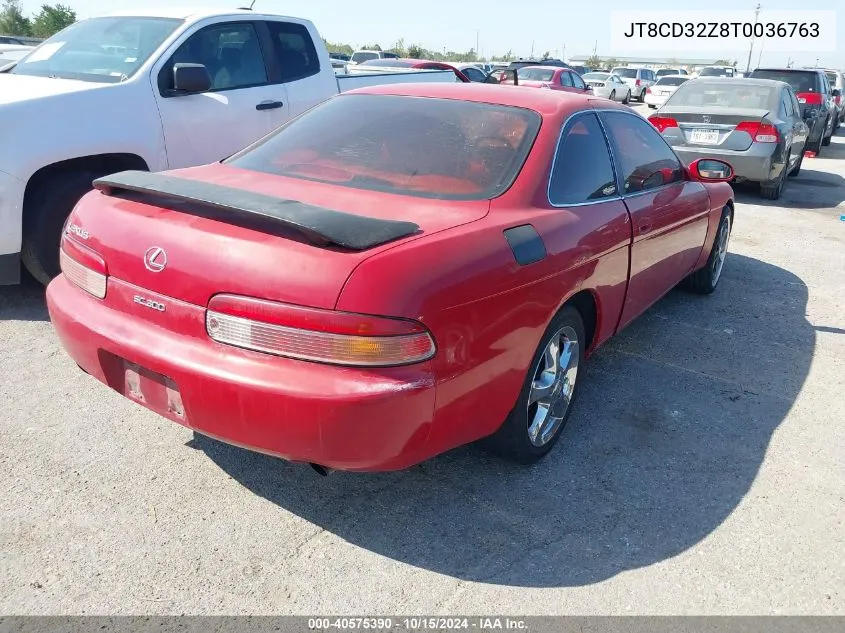 1996 Lexus Sc 300 VIN: JT8CD32Z8T0036763 Lot: 40575390